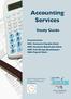 Accounting Services. Study Guide