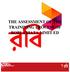 THE ASSESSMENT OF THE TRAININING PROCESS OF ROBI AXIATA LIMIT ED