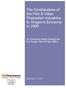 The Contributions of the Film & Video Production Industries to Oregon s Economy in 2005