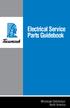 Electrical Service Parts Guidebook