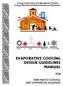 EVAPORATIVE COOLING DESIGN GUIDELINES MANUAL