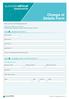 Change of Details Form