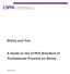 Ethics and You. A Guide to the CIPFA Standard of Professional Practice on Ethics