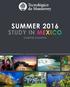 STUDY IN MEXICO CAMPUS CHIAPAS CAMPUS CHIAPAS. ip.chiapas@servicios.itesm.mx