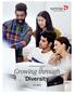 INTERIM GROUP REPORT. Growing through. Diversity
