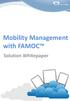 Mobility Management with FAMOC. Solution Whitepaper