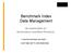 Benchmark Index Data Management