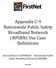 Appendix C-9 Nationwide Public Safety Broadband Network (NPSBN) Use Case Definitions