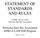 STATEMENT OF STANDARDS AND RULES