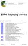 EPPO Reporting Service