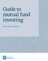 Guide to mutual fund investing. Start with the basics