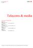 Telecoms & media. abc. Telecoms & media team