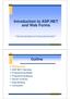 Introduction to ASP.NET and Web Forms