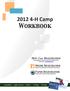 2012 4-H Camp Workbook