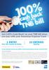 Get 100% Cash Back* on your TNB bill when you pay with your American Express Card