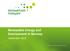 Renewable Energy and Environment in Norway. November 2012