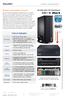 Product Specification. Shuttle Slim-PC Barebone XH81V Black. Feature Highlights. Efficient and powerful 3-litre PC. www.shuttle.eu