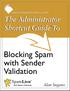 Blocking Spam with Sender Validation
