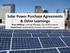 Solar Power Purchase Agreements & Other Learnings Brian Millberg Energy Manager, City of Minneapolis Gayle Prest l Sustainability Director, City of