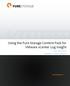 Using the Pure Storage Content Pack for VMware vcenter Log Insight. Cody Hosterman Solutions Architect vexpert