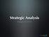 Strategic Analysis. Google (GOOG)