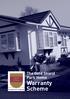 The Gold Shield Park Home. Warranty Scheme