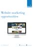 Website marketing opportunities