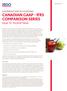 CANADIAN GAAP IFRS COMPARISON SERIES