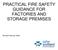 PRACTICAL FIRE SAFETY GUIDANCE FOR FACTORIES AND STORAGE PREMISES