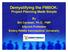 Demystifying the PMBOK: Project Planning Made Simple By Bill Carswell, Ph.D., PMP Adjunct Professor Embry Riddle Aeronautical University 
