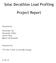 Solar Decathlon Load Profiling. Project Report