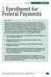 1 Enrollment for Federal Payments