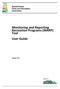 Monitoring and Reporting Recreation Programs (MARP) Tool User Guide October 2013
