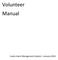 Volunteer Manual Cueto Event Management System January 2014