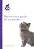 Pet insurance guide for cat owners