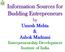 Information Sources for Budding Entrepreneurs by Umesh Mehta & Ashok Madnani Entrepreneurship Development Institute of India