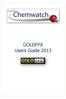GOLDFFX Users Guide 2013
