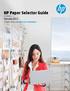 HP Paper Selector Guide U.S. Version