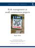 Risk management in small construction projects