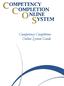 Competency Completion Online System Guide