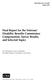 Final Report for the Veterans Disability Benefits Commission: Compensation, Survey Results, and Selected Topics