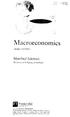 Macroeconomics. Manfred Gartner. Prentice Hall THIRD EDITION. University of St Gallen, Switzerland. An imprint of Pearson Education