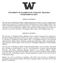 UNIVERSITY OF WASHINGTON ATHLETIC TRAINING INTERNSHIP PACKET