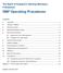 SMF Operating Procedures