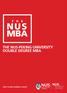 THE NUS-PEKING UNIVERSITY DOUBLE DEGREE MBA