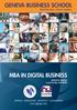 GENEVA BUSINESS SCHOOL