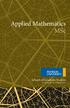 Applied Mathematics MSc