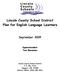 Lincoln County School District Plan for English Language Learners