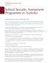 School Security Assessment Programme in Australia