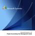 Microsoft Dynamics GP. Project Accounting Cost Management Guide